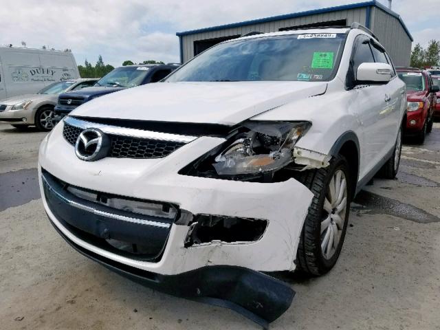 JM3TB38V480131458 - 2008 MAZDA CX-9 WHITE photo 2