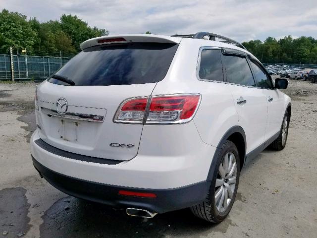 JM3TB38V480131458 - 2008 MAZDA CX-9 WHITE photo 4