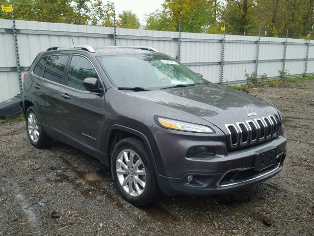 1C4PJMDSXEW266130 - 2014 JEEP CHEROKEE L GRAY photo 1