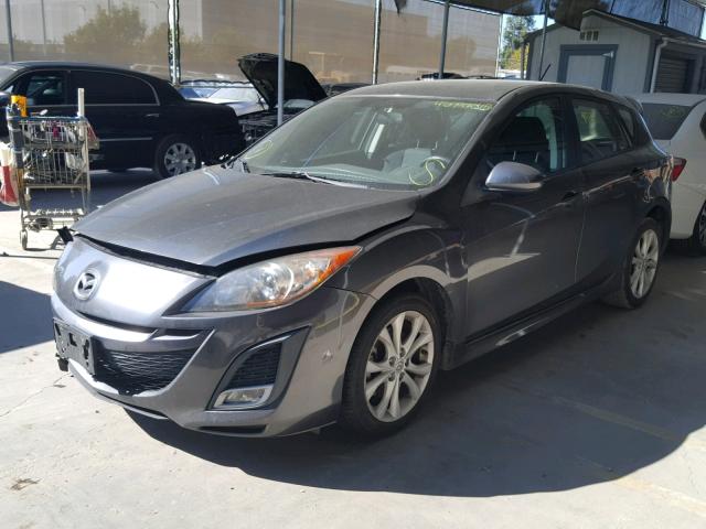 JM1BL1K64B1441408 - 2011 MAZDA 3 S GRAY photo 2