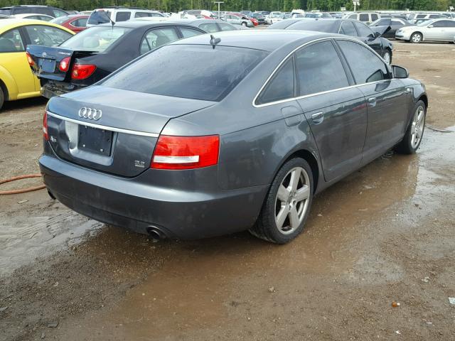 WAUEH74F87N071074 - 2007 AUDI A6 S-LINE GRAY photo 4