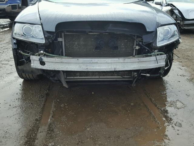 WAUEH74F87N071074 - 2007 AUDI A6 S-LINE GRAY photo 9