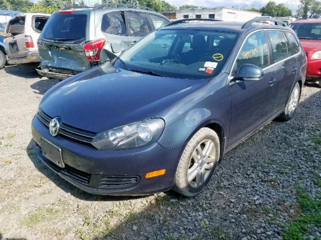 3VWPL7AJ0AM673999 - 2010 VOLKSWAGEN JETTA TDI BLUE photo 2