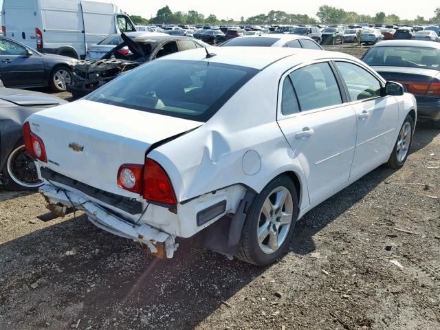 1G1ZB5EB0AF247177 - 2010 CHEVROLET MALIBU LS WHITE photo 4