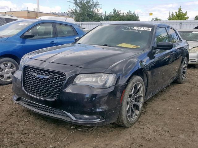 2C3CCABG7FH845344 - 2015 CHRYSLER 300 S BLACK photo 2