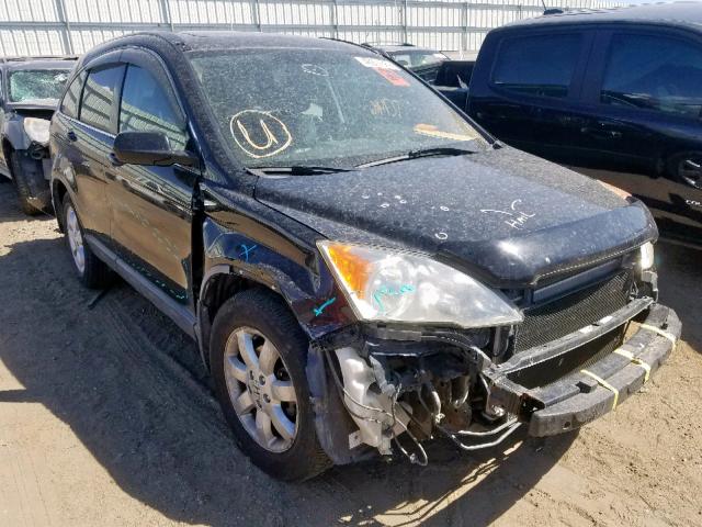 JHLRE48779C003431 - 2009 HONDA CR-V EXL BLACK photo 1