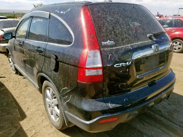 JHLRE48779C003431 - 2009 HONDA CR-V EXL BLACK photo 3