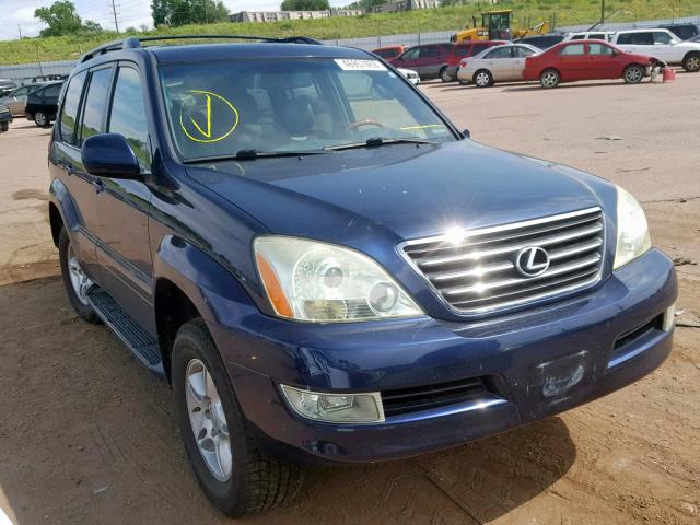 JTJBT20X470134350 - 2007 LEXUS GX 470 BLUE photo 1