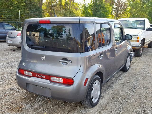 JN8AZ28R69T114996 - 2009 NISSAN CUBE BASE GRAY photo 4