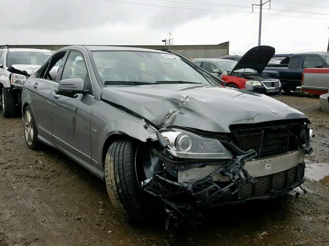 WDDGF4HBXCA605786 - 2012 MERCEDES-BENZ C 250 SILVER photo 1