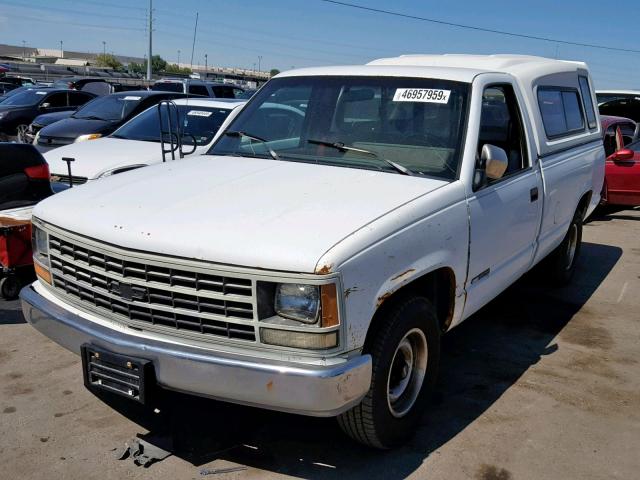 1GTDC14Z3ME512271 - 1991 GMC SIERRA C15 WHITE photo 2