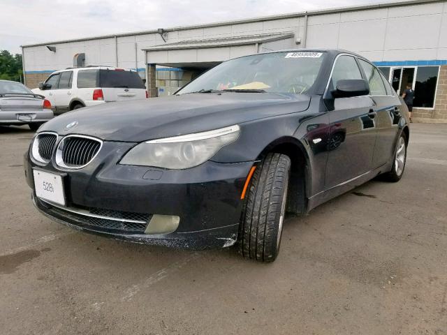 WBANU53598CT12355 - 2008 BMW 528 I BLACK photo 2