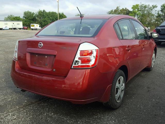 3N1AB61E17L646532 - 2007 NISSAN SENTRA 2.0 RED photo 4