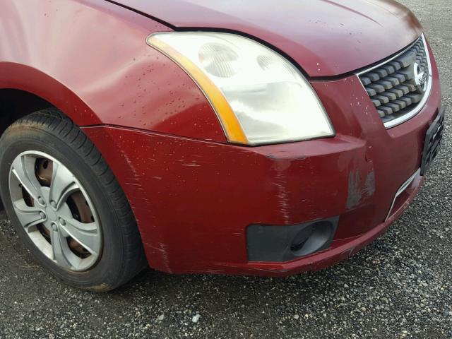 3N1AB61E17L646532 - 2007 NISSAN SENTRA 2.0 RED photo 9