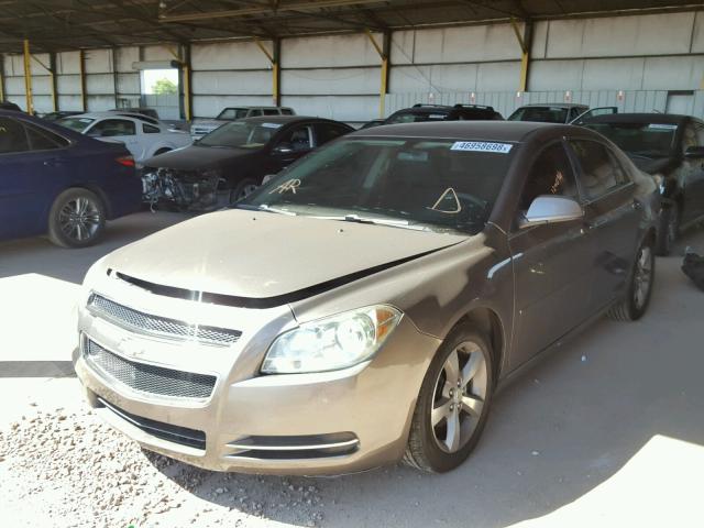 1G1ZC5EU4BF334094 - 2011 CHEVROLET MALIBU 1LT BROWN photo 2