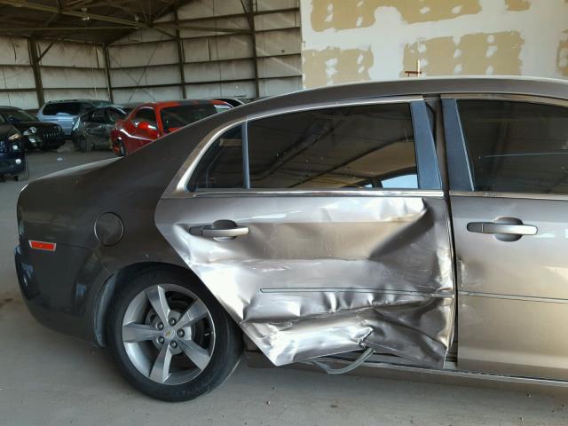 1G1ZC5EU4BF334094 - 2011 CHEVROLET MALIBU 1LT BROWN photo 9