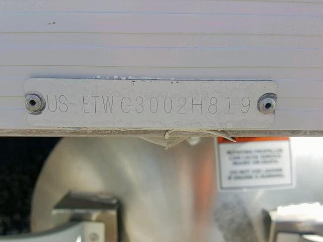 ETWG3002H819 - 2019 BENN PONTOON SILVER photo 10