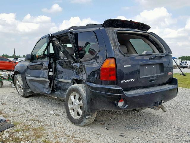 1GKDT13S862247585 - 2006 GMC ENVOY BLACK photo 3