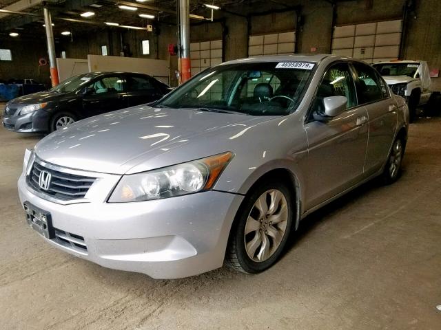 1HGCP26889A023018 - 2009 HONDA ACCORD EXL SILVER photo 2