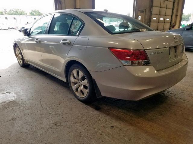 1HGCP26889A023018 - 2009 HONDA ACCORD EXL SILVER photo 3