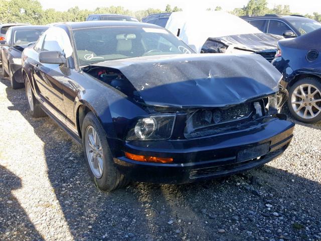 1ZVFT80N855173896 - 2005 FORD MUSTANG BLACK photo 1