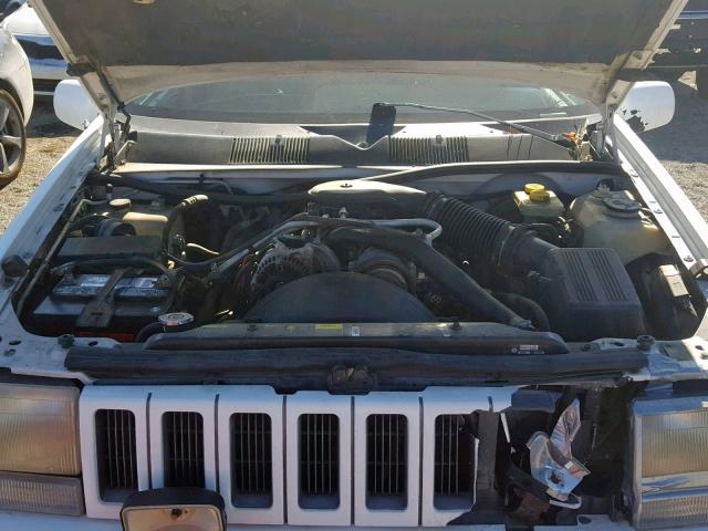 1J4GZ78Y2PC544235 - 1993 JEEP GRAND CHER WHITE photo 7