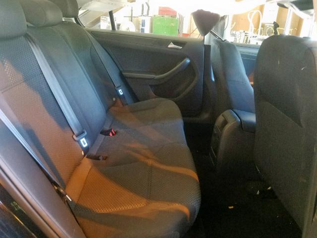 3VW2K7AJ3EM385798 - 2014 VOLKSWAGEN JETTA BASE BLACK photo 6