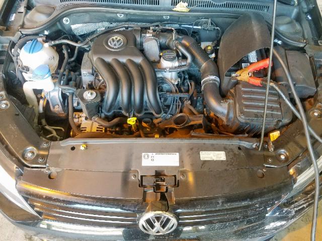 3VW2K7AJ3EM385798 - 2014 VOLKSWAGEN JETTA BASE BLACK photo 7