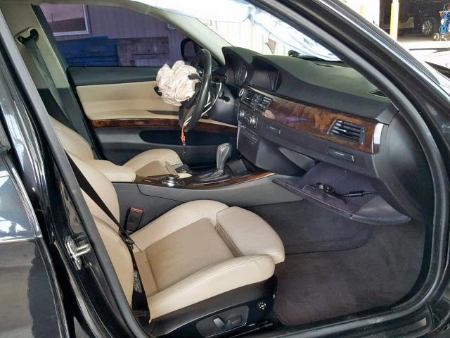 WBAPN7C58AA778250 - 2010 BMW 335 D BLACK photo 5