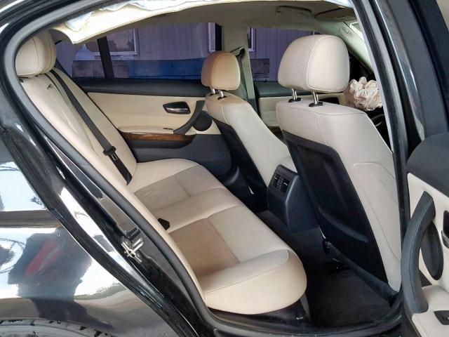 WBAPN7C58AA778250 - 2010 BMW 335 D BLACK photo 6