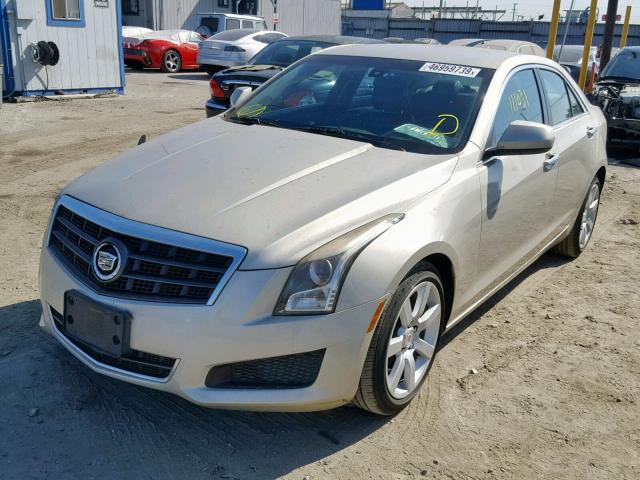 1G6AA5RAXD0171051 - 2013 CADILLAC ATS GOLD photo 2