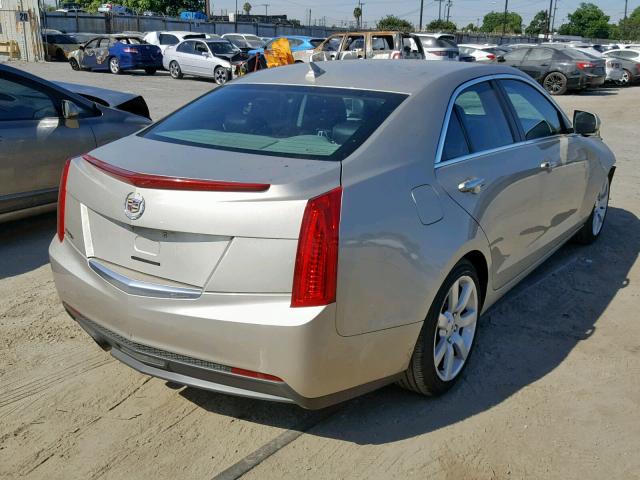 1G6AA5RAXD0171051 - 2013 CADILLAC ATS GOLD photo 4