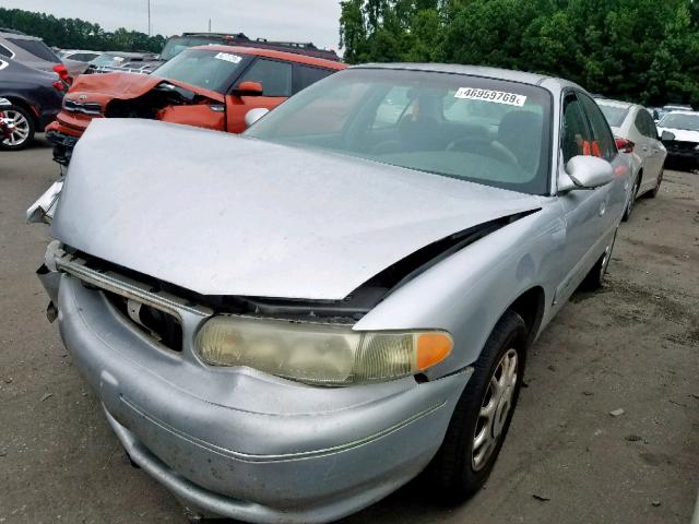 2G4WS52J911240723 - 2001 BUICK CENTURY CU SILVER photo 2