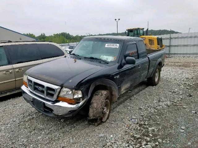 1FTZR15X2YTB37282 - 2000 FORD RANGER SUP BLACK photo 2