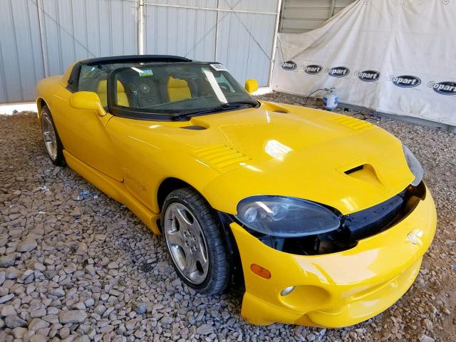 1B3ER65E41V703125 - 2001 DODGE VIPER RT-1 YELLOW photo 1