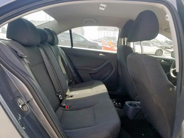 3VW2K7AJ9CM393837 - 2012 VOLKSWAGEN JETTA BASE SILVER photo 6