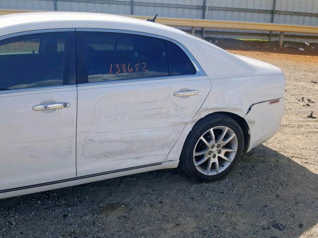 1G1ZK57B19F179819 - 2009 CHEVROLET MALIBU LTZ თეთრი ფოტო 9