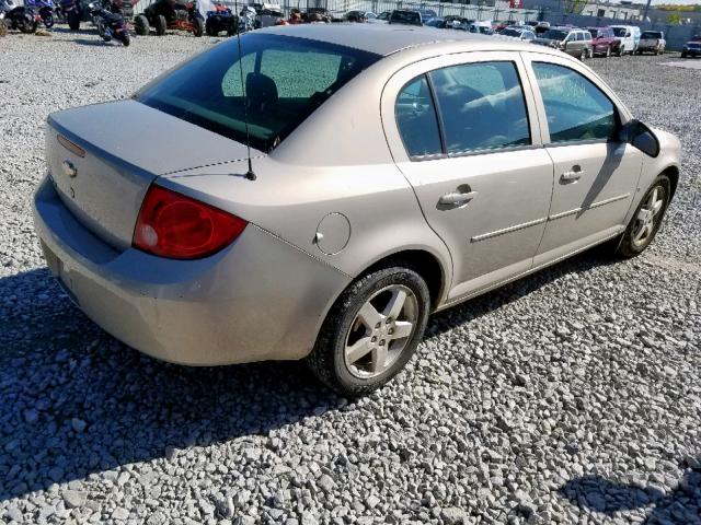 1G1AT58H197113648 - 2009 CHEVROLET COBALT LT TAN photo 4