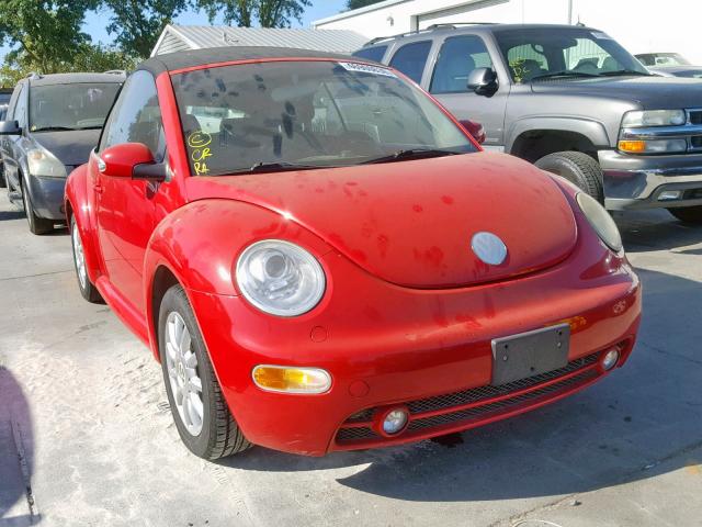 3VWCM31Y05M365822 - 2005 VOLKSWAGEN NEW BEETLE Qırmızı foto 1