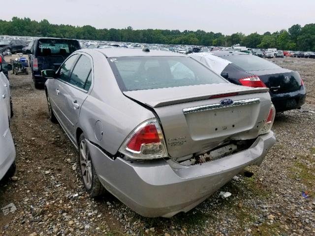 3FAHP081X8R137279 - 2008 FORD FUSION SEL SILVER photo 3