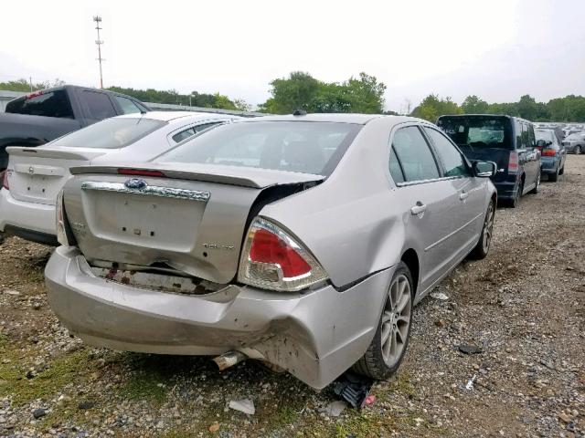 3FAHP081X8R137279 - 2008 FORD FUSION SEL SILVER photo 4