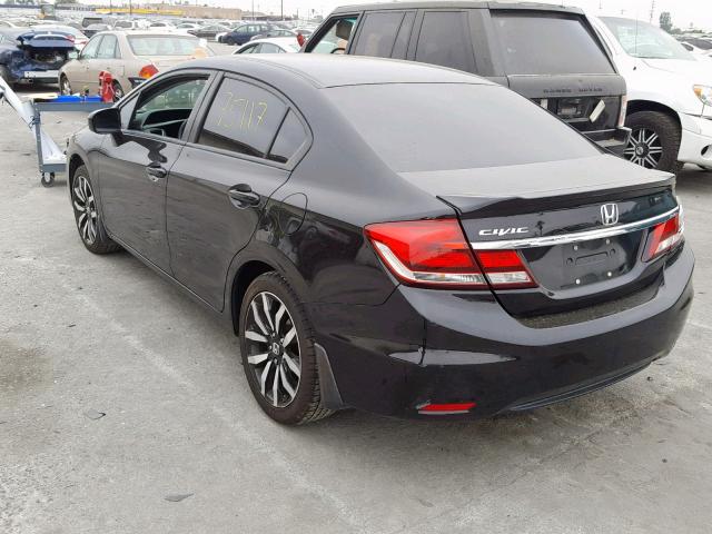 2HGFB2F99FH512481 - 2015 HONDA CIVIC EXL 黑色 照片 3