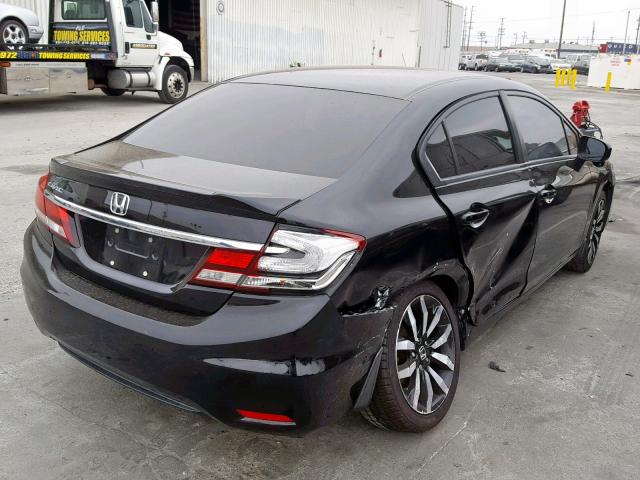 2HGFB2F99FH512481 - 2015 HONDA CIVIC EXL 黑色 照片 4