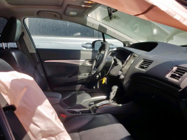 2HGFB2F99FH512481 - 2015 HONDA CIVIC EXL 黑色 照片 5