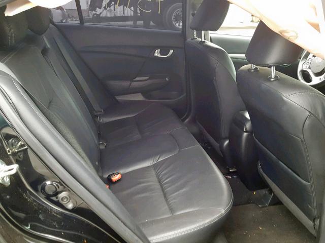 2HGFB2F99FH512481 - 2015 HONDA CIVIC EXL 黑色 照片 6