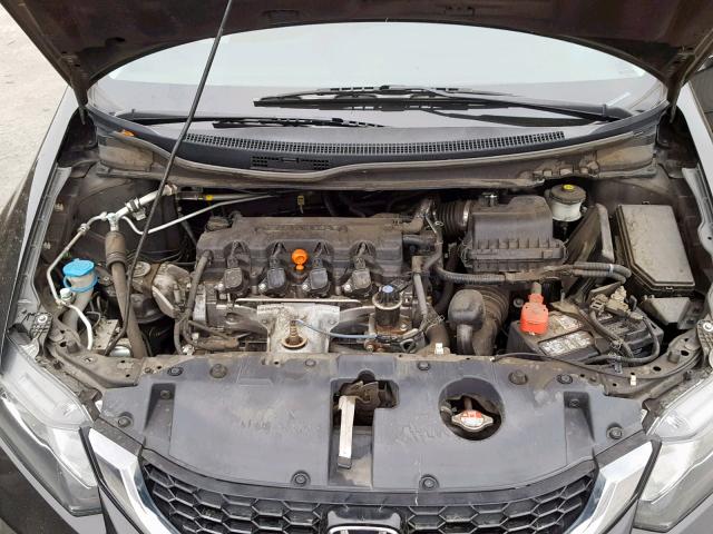 2HGFB2F99FH512481 - 2015 HONDA CIVIC EXL 黑色 照片 7