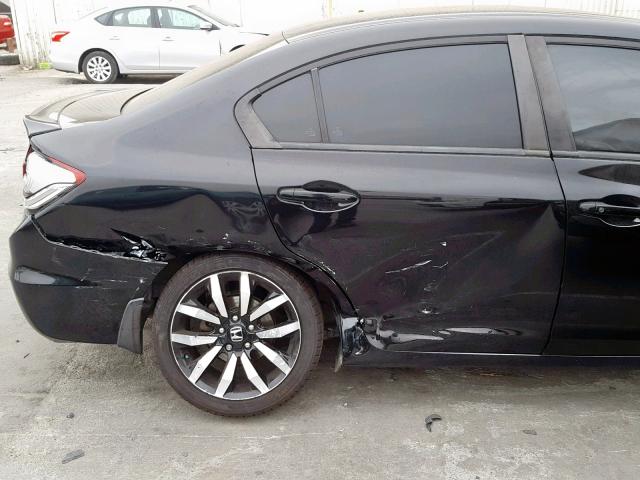 2HGFB2F99FH512481 - 2015 HONDA CIVIC EXL 黑色 照片 9