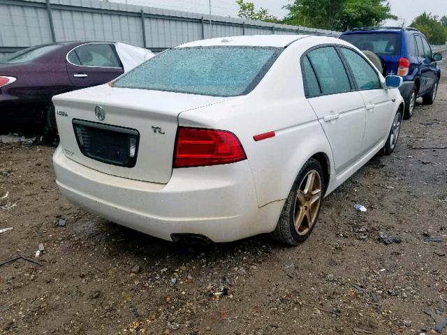 19UUA66266A022938 - 2006 ACURA 3.2TL WHITE photo 4