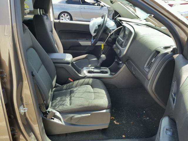 1GCGSCE34G1306796 - 2016 CHEVROLET COLORADO L GRAY photo 5