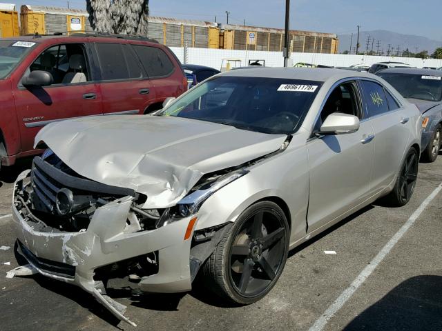 1G6AB5RA4D0133263 - 2013 CADILLAC ATS LUXURY TAN photo 2